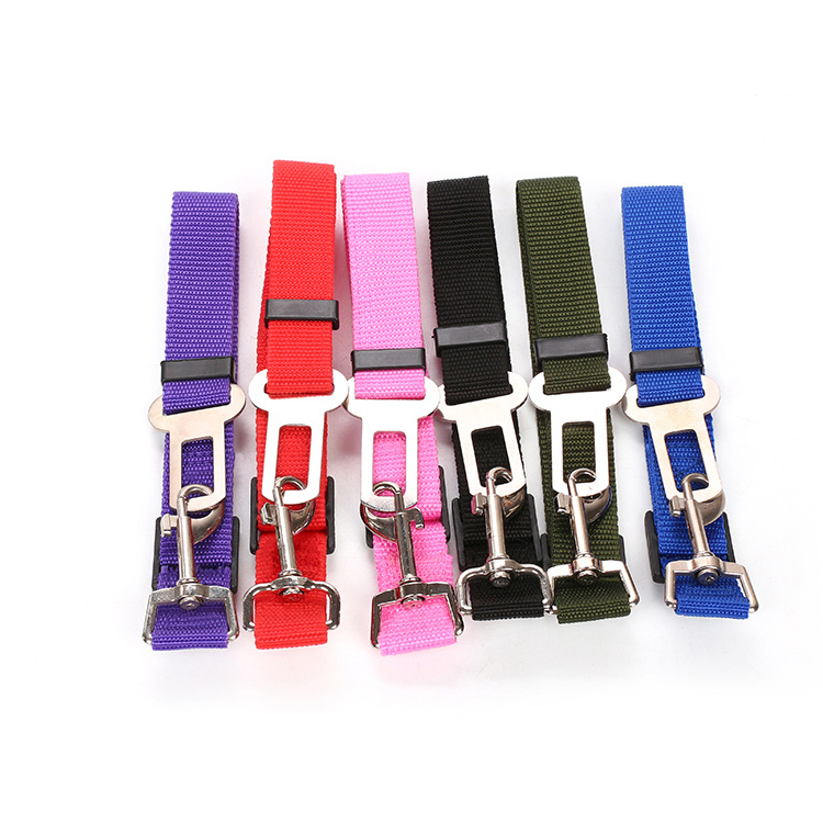 High Quality Accessories Luxury Safety Nylon Dog Car Seat Belts
