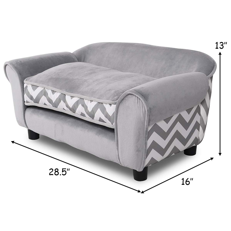 Luxury Cover Comfortable Memory Foam Pet Dog Sofa