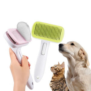 Double Sided Uk Puppy Self Cleaning Slicker Brush for Dogs