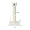 New Pet Product 2021 Cat Scratcher Post Seagrass Relaxing Scratching Hanging Post