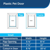 Hartman Life Stages Exterior Flaps with Best Dog Door for Slider